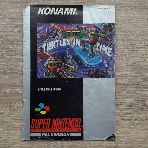 Snes anleitung turtles time - snes,