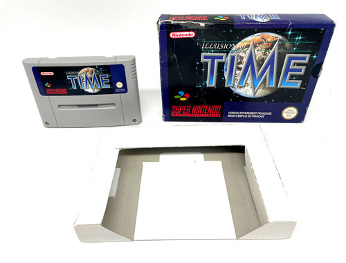 Illusion time snes super - illusion,