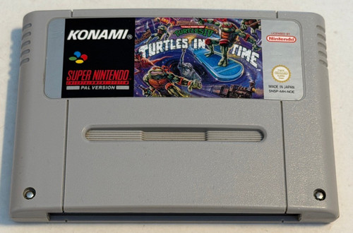 Turtles time snes super - in,
